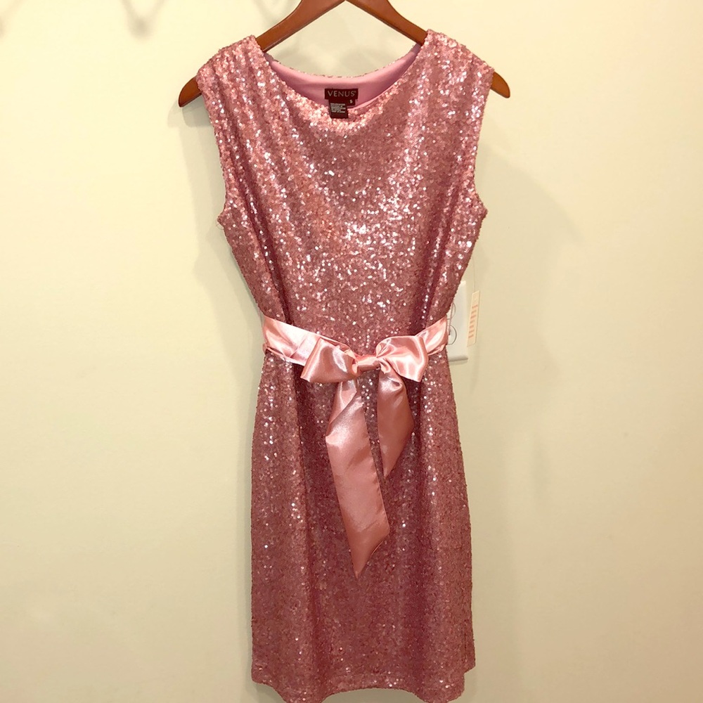 Pink Sequin Dress
